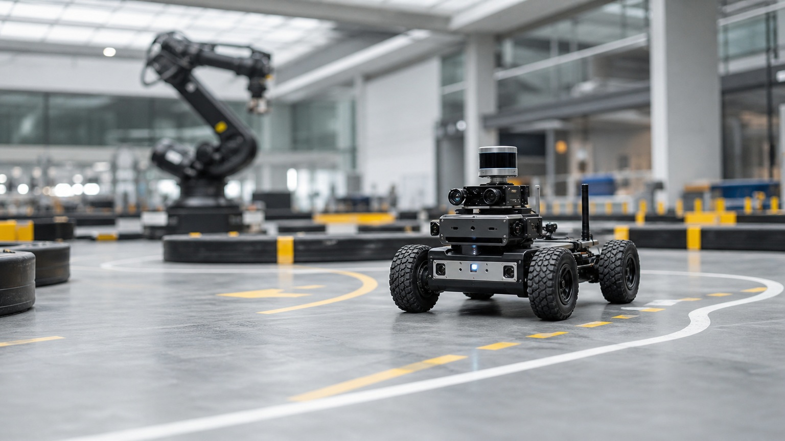 Premium editorial robotics hero image for How Robots Move: Understanding Motion Control Basics