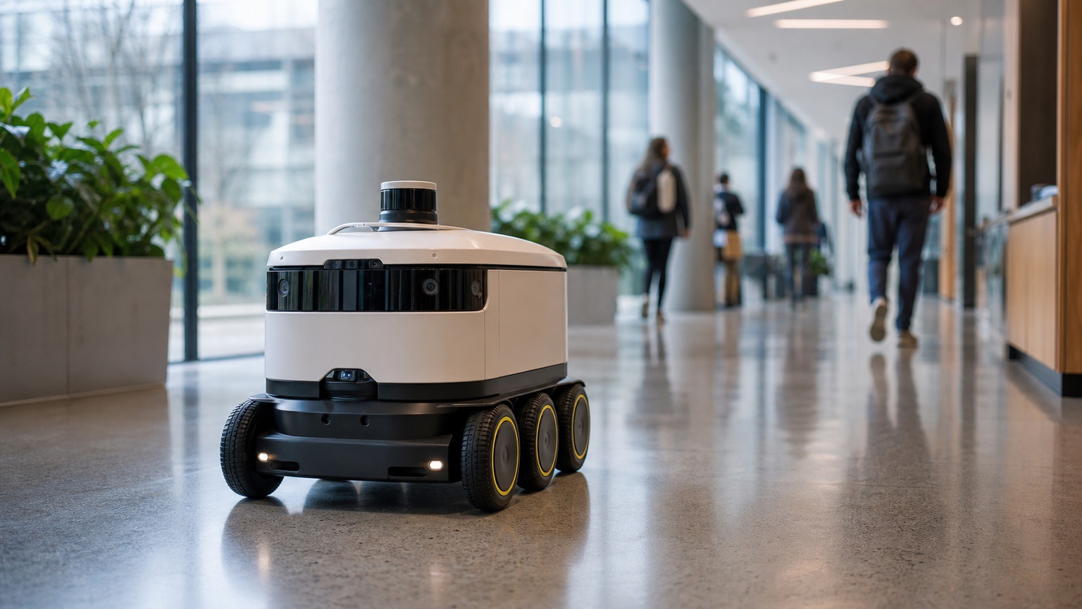 Premium editorial robotics hero image for What Is Autonomous Navigation? A Complete Beginner’s Guide