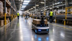 Premium editorial robotics hero image for How Autonomous Robots Navigate Without Human Intervention