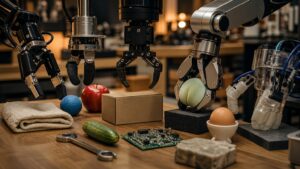 Premium editorial robotics hero image for What Are Robot Grippers? A Complete Beginner’s Guide