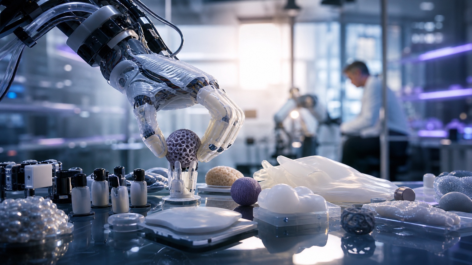 Premium editorial robotics hero image for The Future of Robotic Manipulation and Gripping Technology