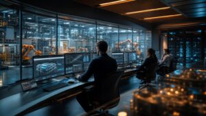 Premium editorial robotics hero image for How Cloud Robotics Is Transforming Modern Automation